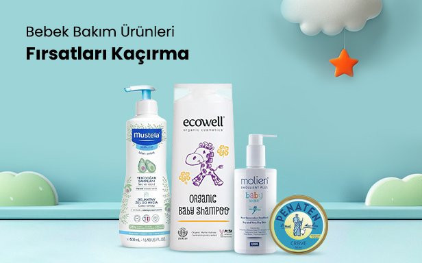 Bebek bakım ürünleri