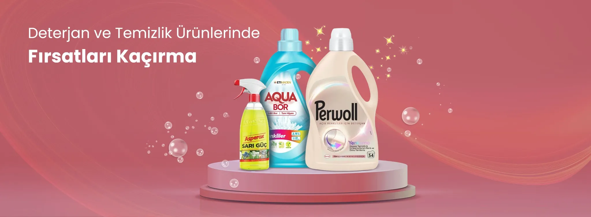 Deterjan ve temizlik ürünleri
