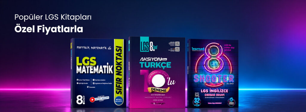 LGS ve sınav hazırlık kitapları