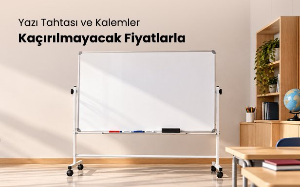 Yazı tahtası ve kalemler
