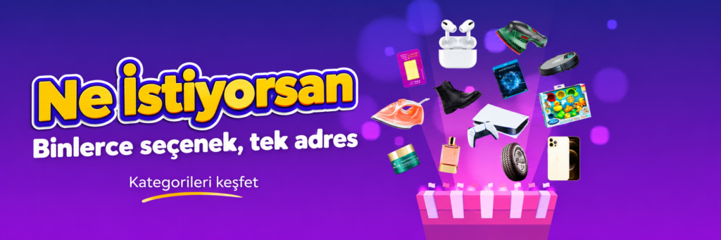 Ne İstiyorsan: kategorileri keşfet