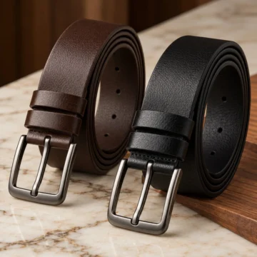 %100 HAKİKİ DERİ 2 ADET 4 CM MANDA DERİSİ KEMER