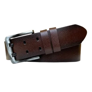 %100 Hakiki Deri, Çift Dilli Siyah 4.5 Cm Tek Parça Kot, Spor Kemer=dk-110