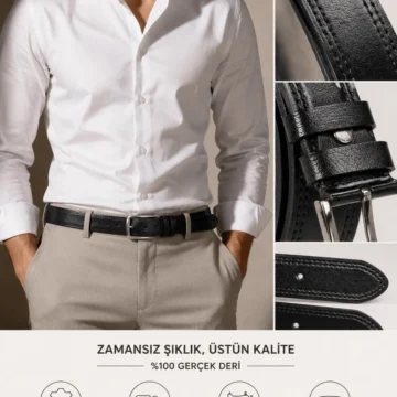 % 100 Hakiki,gerçek Desenli Deri Kemer ; Kumaş, Keten Ve Kanvasa Uygundur 3,8 Cm