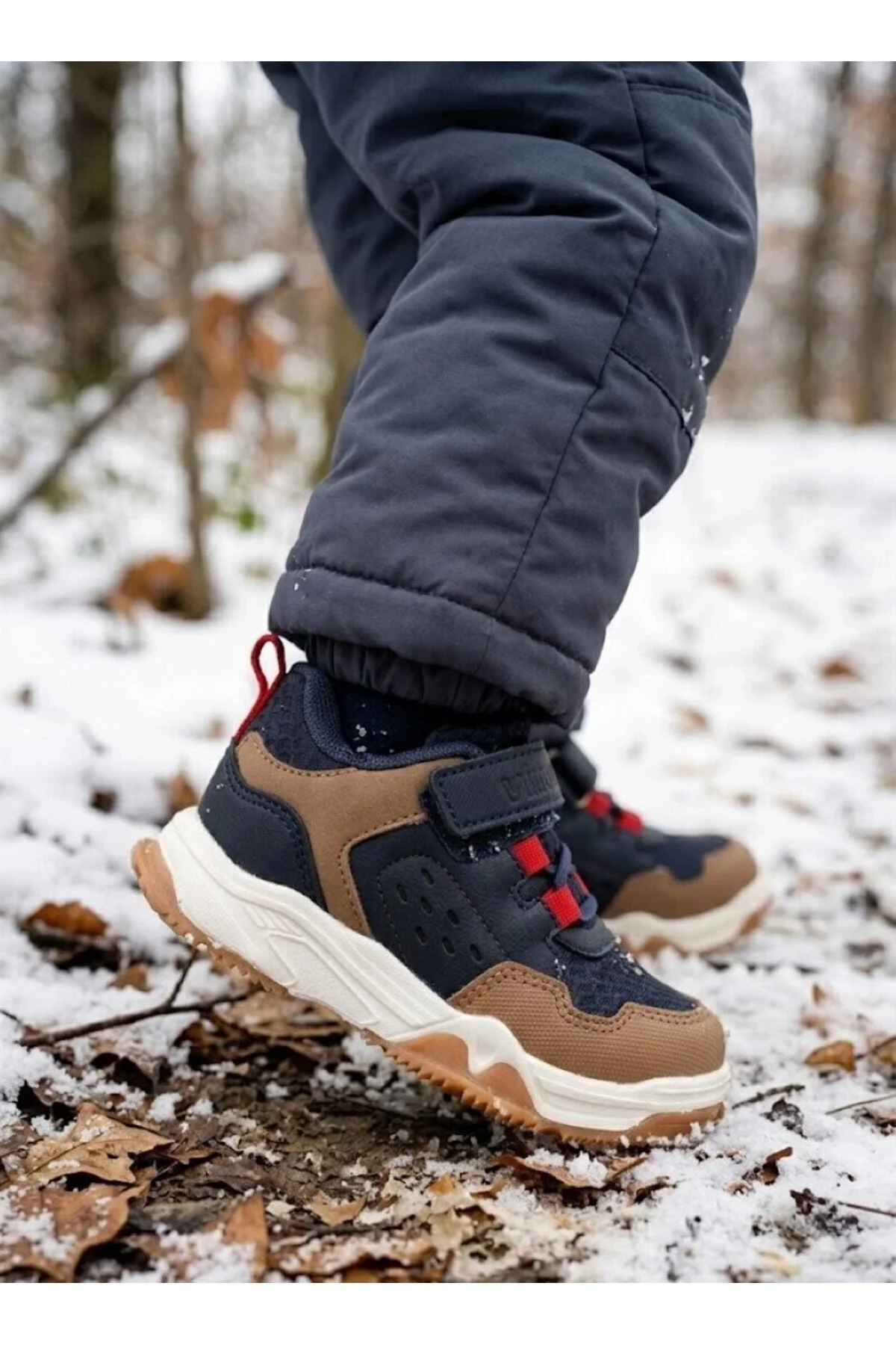22-30 Numara İçi Kürklü Günlük Unisex Kız- Erkek Çocuk Bot Kar Botu - Görsel 9