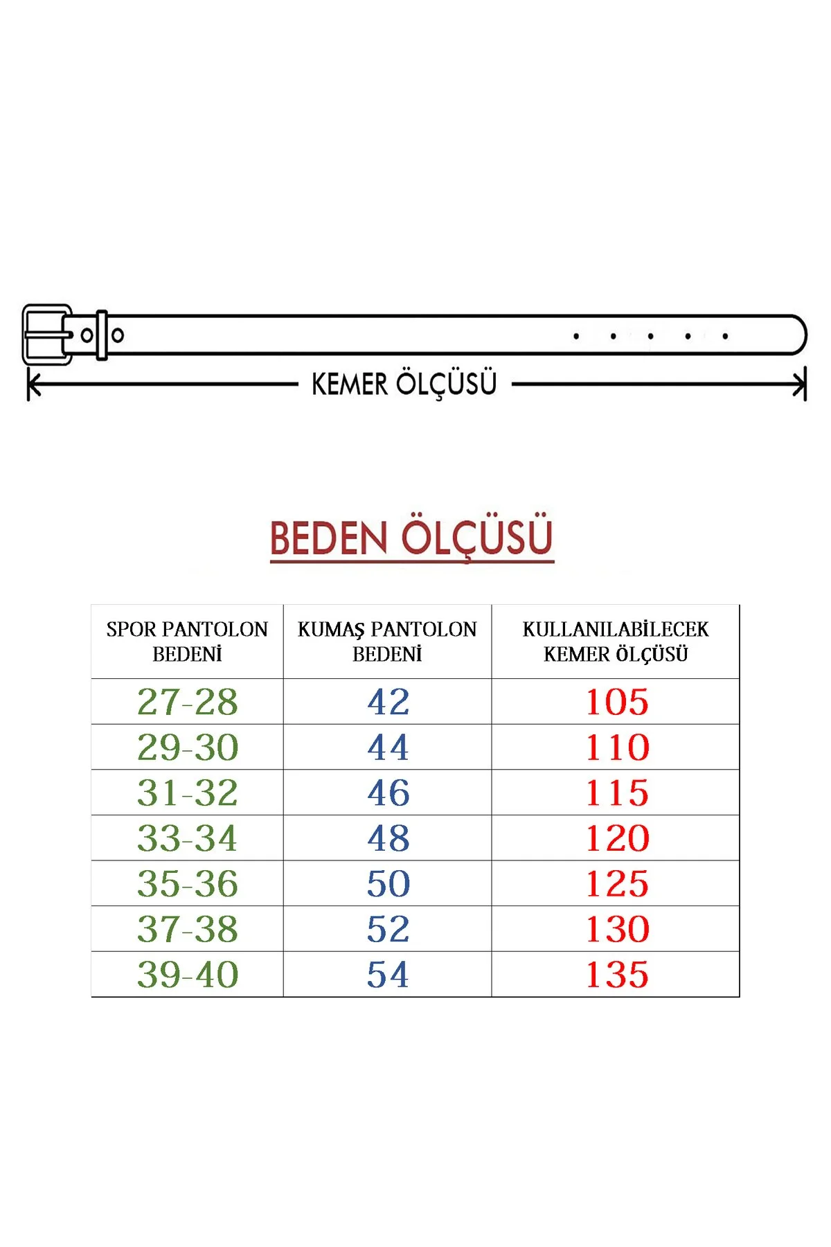 3 Adet Kemer Siyah Erkek Palaska Tarzı - Görsel 6