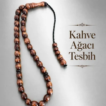 33'lük Kahve Ağacı Kahverengi Tesbih