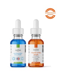 Vitamin C Plus Serum Neutralize Solüsyon ikili Set