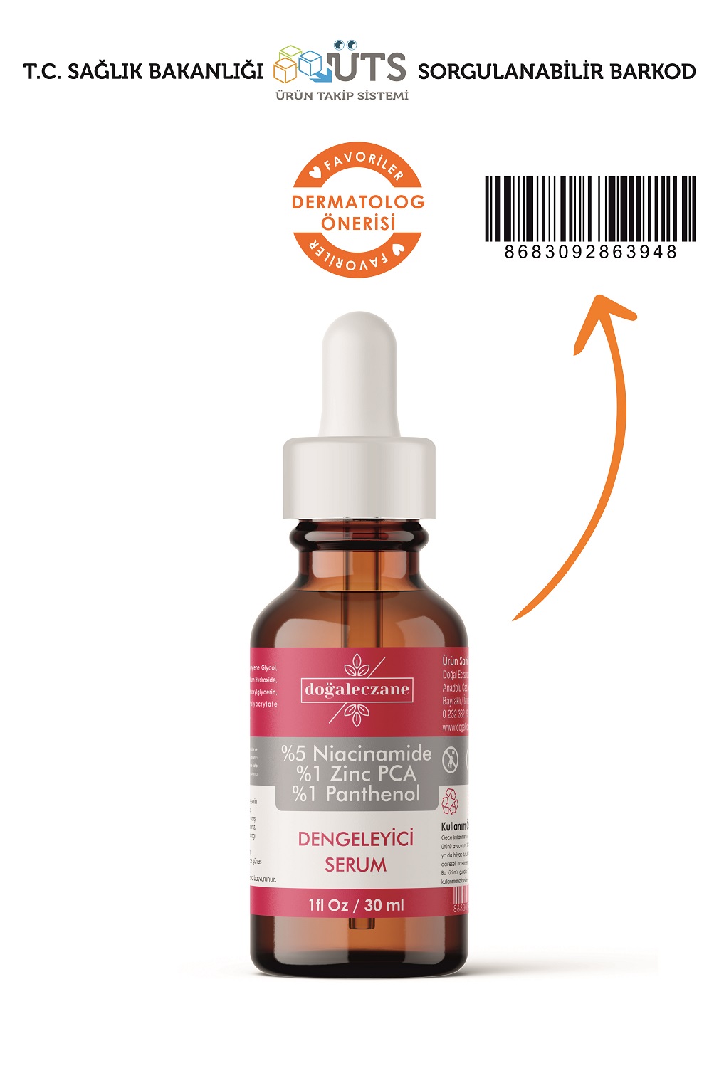 Niacinamide %5 Serum 30 ml
