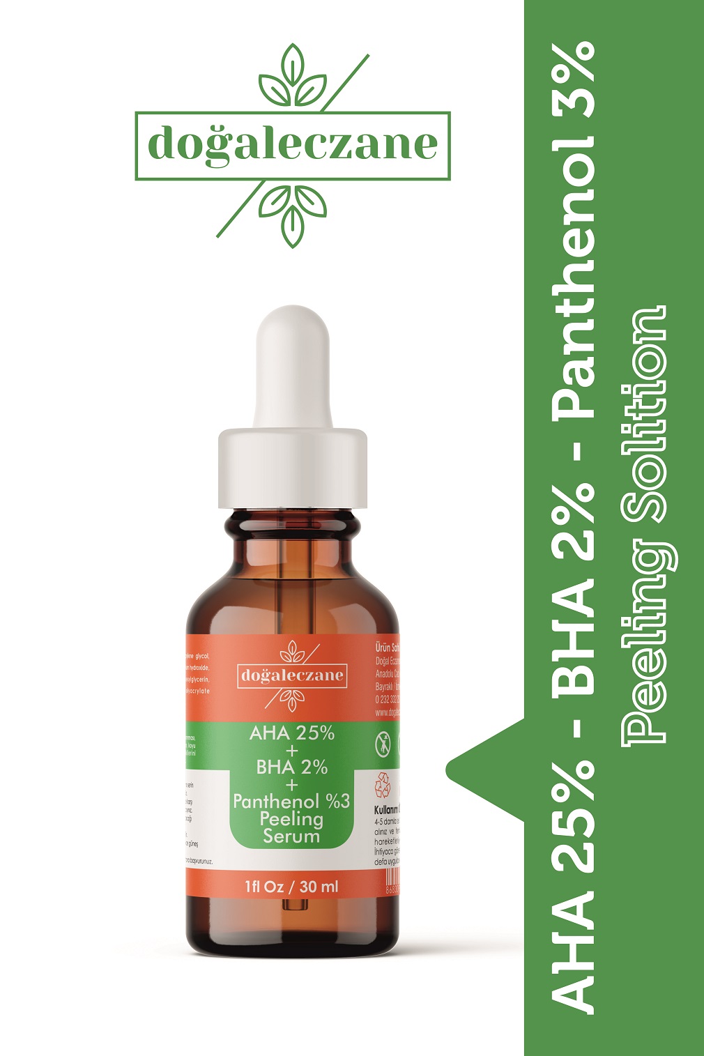 Aha + Bha %2 + Panthenol %3 Serum 30 ml