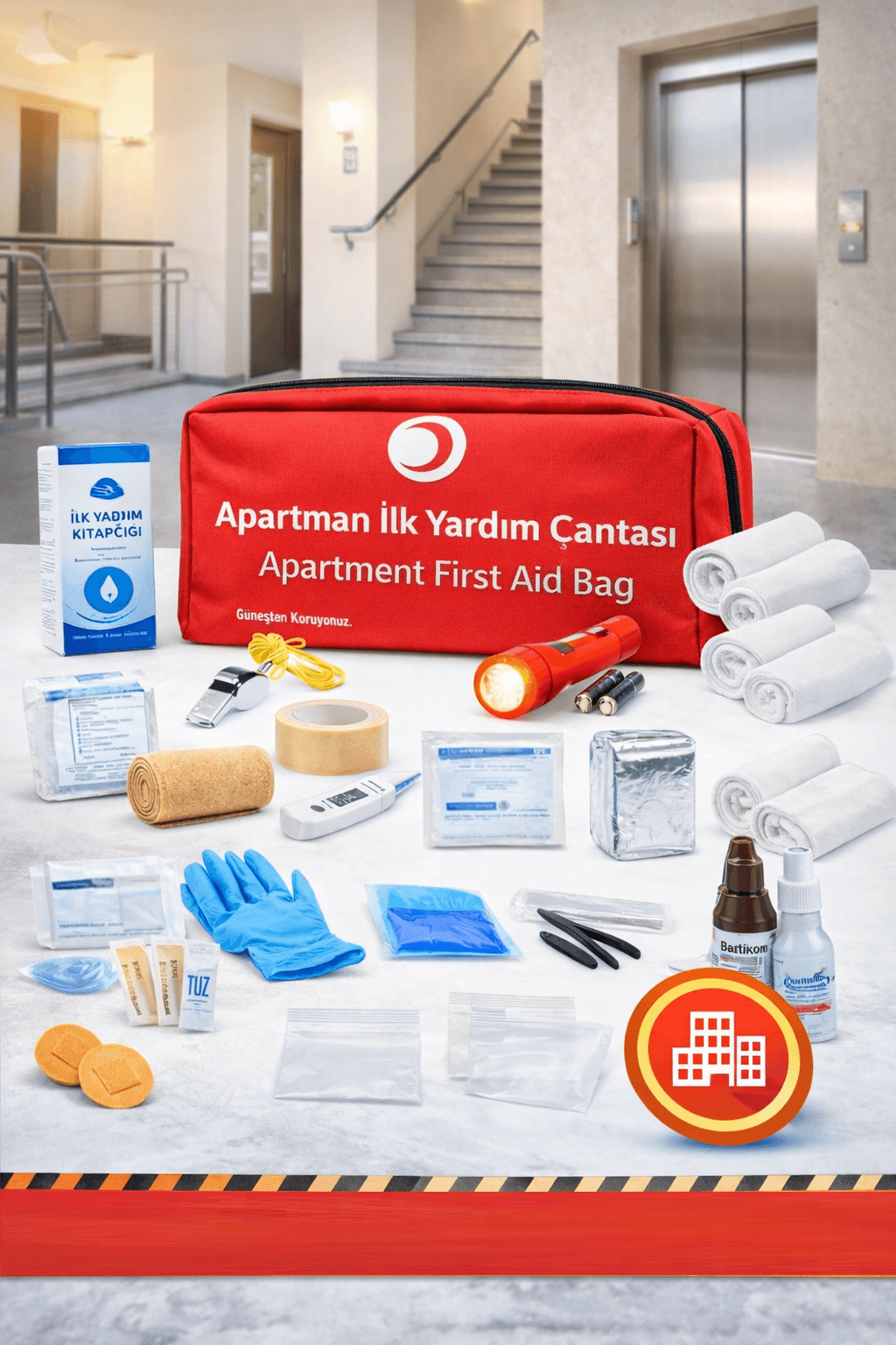 Apartman ilk Yardım Çantası