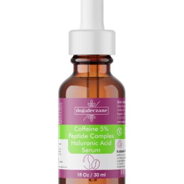 Caffeine %5 + Peptide Complex + Hyaluronic Acid %1 Serum 30 ml