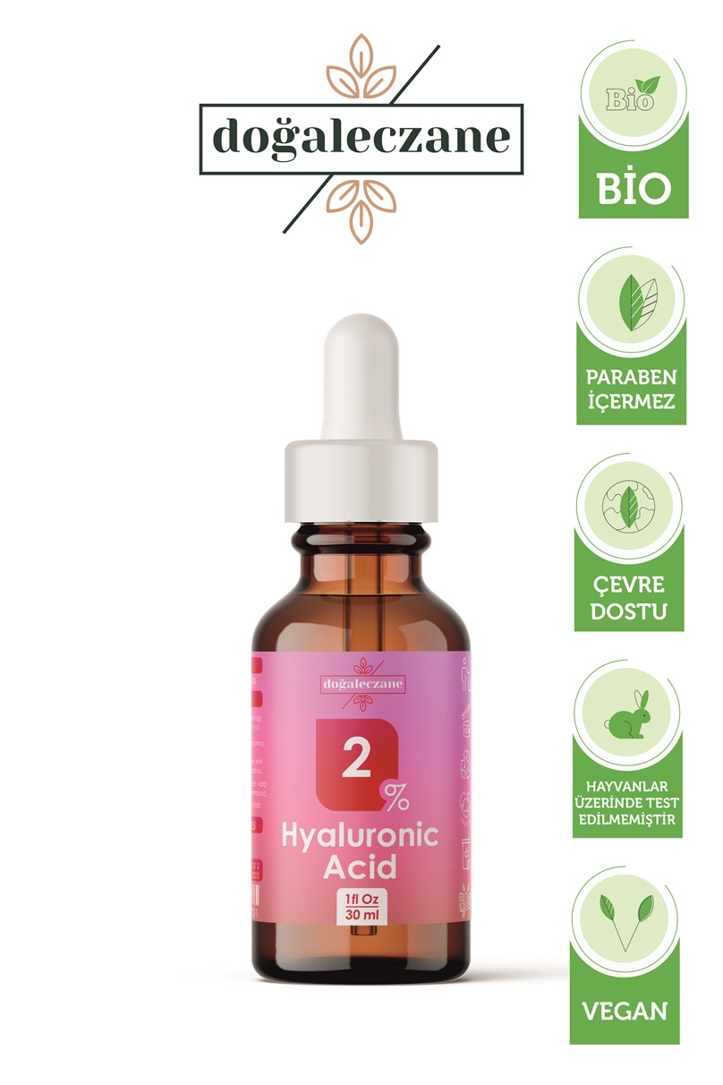 Hyaluronik Asit %2 Serum Dolgunluk Nem veren Yüz Serumu