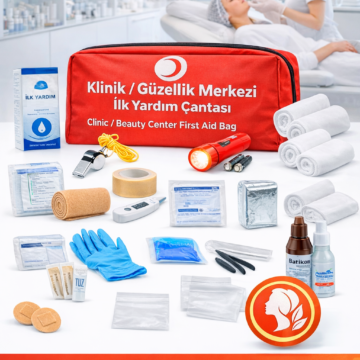 Klinik Güzellik Merkezi ilk Yardım Çantası