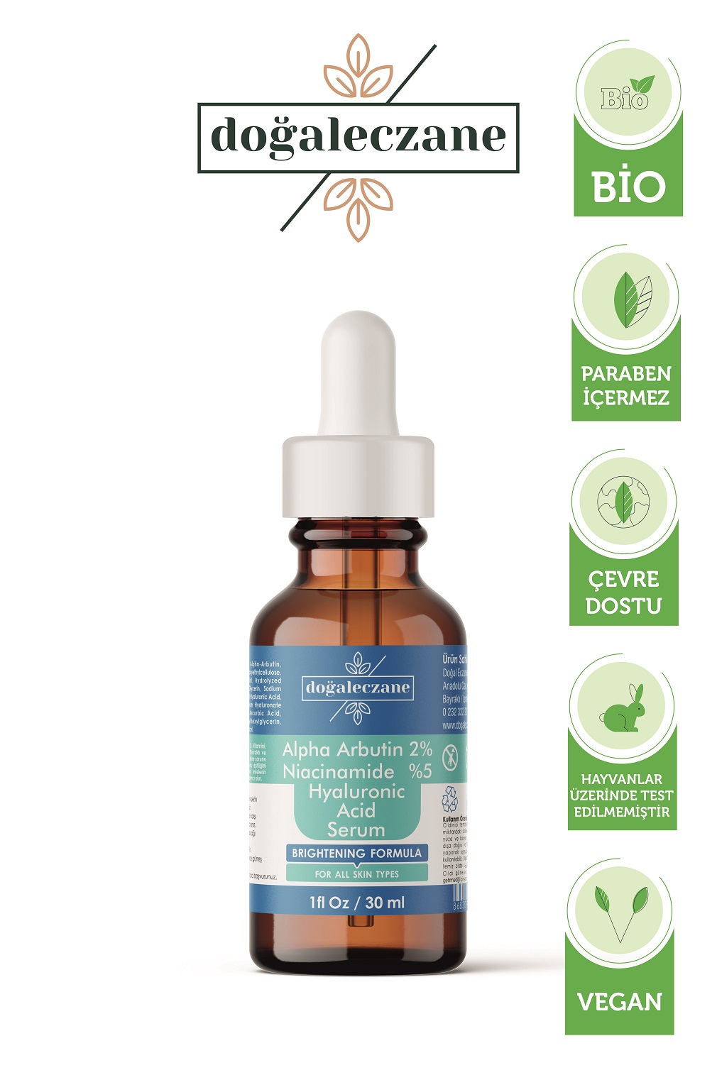 Niacinamide 5% + Alpha Arbutin 2% Hyaluronic Acid 30 ml