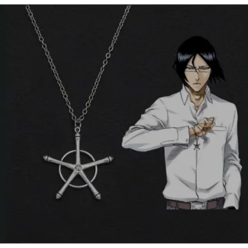 Anime Bleach Uryuu Ishida Quincy Haç Kolye