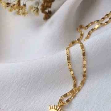 Arpa Zincirli Göz Kolye