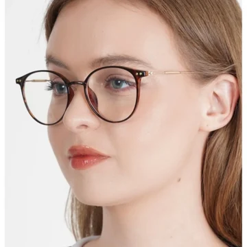 ATLAS- Mavi Işık Korumalı Unisex Siyah Renk Gözlük Blue Block Optik Uyumlu Camları Değişebilir Kılıf Hediye
