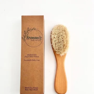 Bambu Bebek Saç Fırçası Keçi Kılı İçerikli