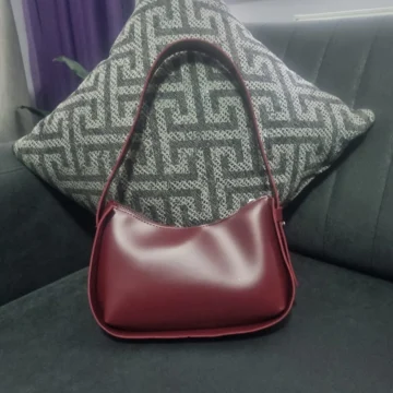 Beyaz Baget Omuz Çantası