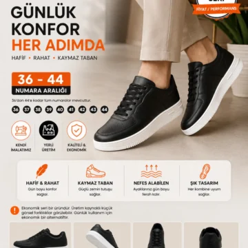 Beyaz Sneaker Spor Ayakkabı