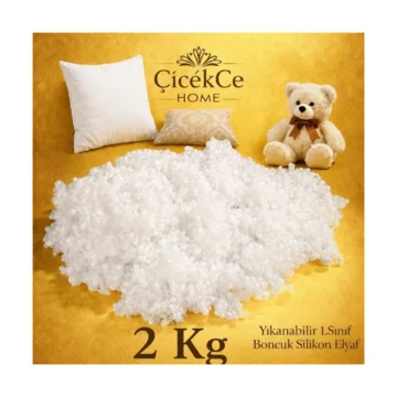 Boncuk Silikon Elyaf 2 kg 1. Kalite %100 Saf