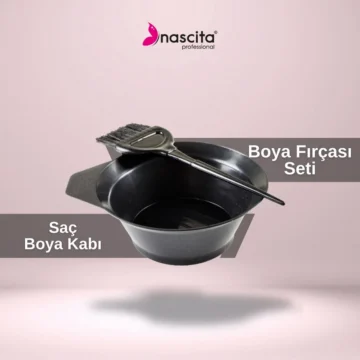 Boya Tası Ve Boya Fırça Seti Siyah