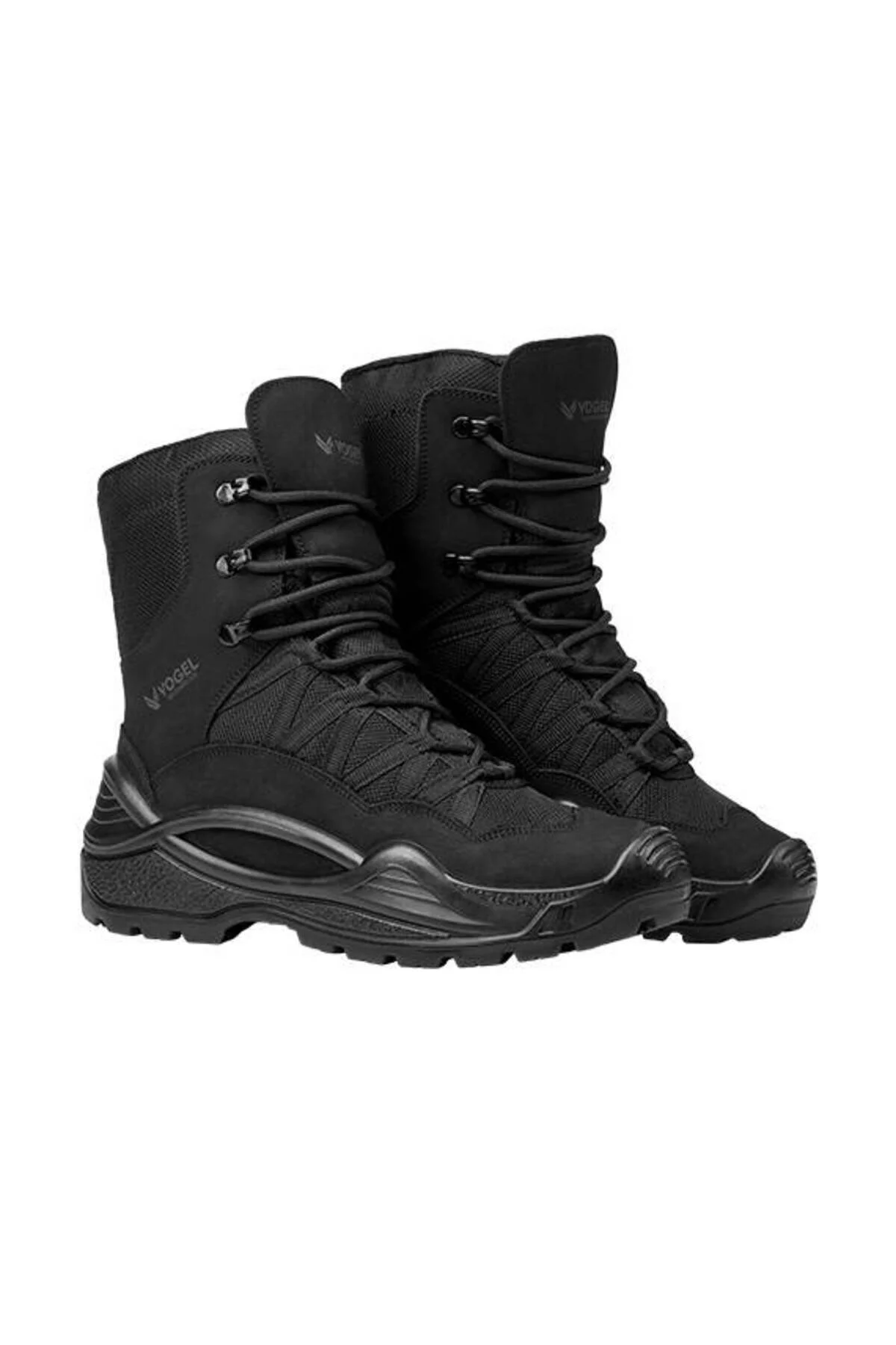 C 1490 Su Geçirmez Membranlı Kışlık Nubuck Deri Tactical Askeri Bot - Siyah/Black - Görsel 2
