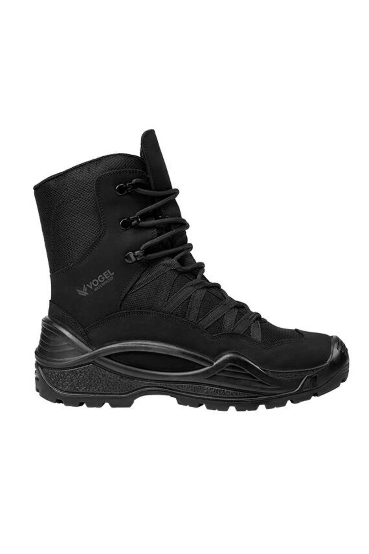 C 1490 Su Geçirmez Membranlı Kışlık Nubuck Deri Tactical Askeri Bot - Siyah/Black - Görsel 3