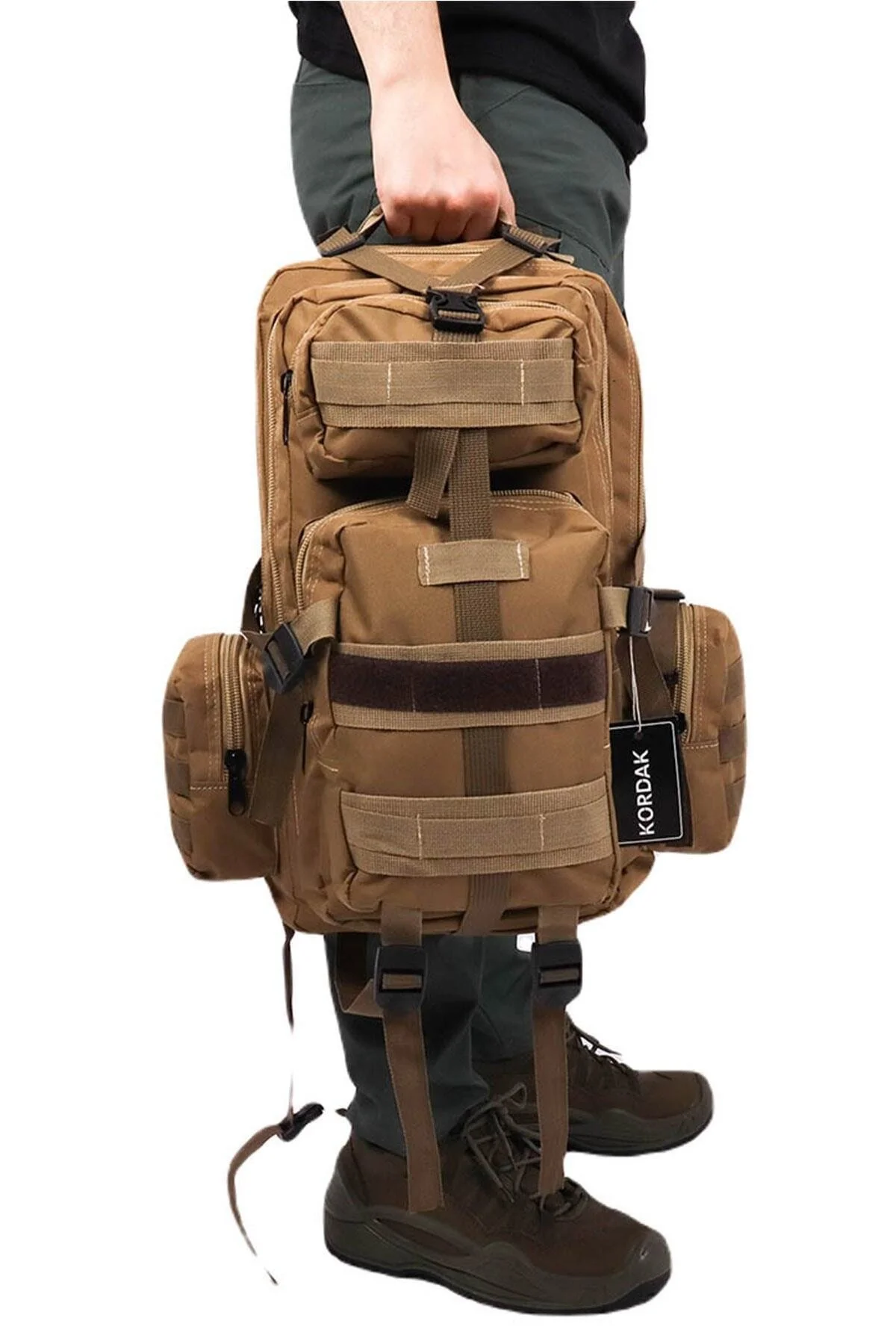 Camel 45 Lt Taktik Sırt Çantası - Fonksiyonel Outdoor Tactical Çanta - Görsel 2