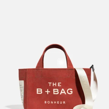 Canvas Tibetan Red Small Tote Bag