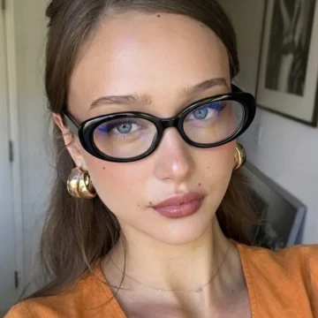 CAT EYE KLASİK RETRO Popüler Mavi Işık Korumalı Blue Block Şeffaf Ekran gözlüğü