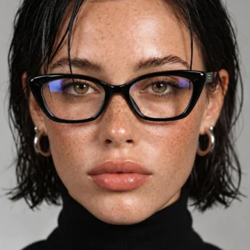 Cat Eye Model Vintage Tasarım Genç Optik Uyumlu Mavi Işık Korumalı Gözlük