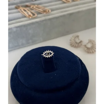 Cerrahi Çelik Gold Göz Model Piercing ,tragus