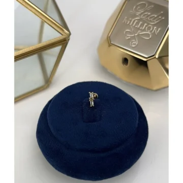 Cerrahi Çelik Gold Zirkon Taşlı Yaprak Model Piercing Tragus