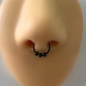 Cerrahi Çelik Sıkıştırma Fake Septum Piercing