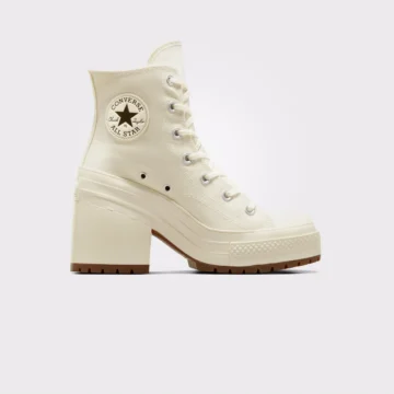 Chuck 70 De Luxe Heel Unisex Siyah/Krem Sneaker