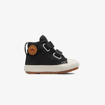 Chuck Taylor All Star Berkshire Bebek Siyah Deri Bot