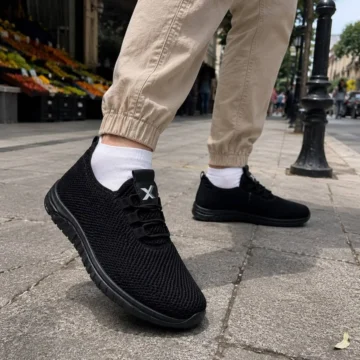 CRYB Günlük Rahat Hafif Fileli Unisex Spor Ayakkabı – Kaymaz Taban Slip-On