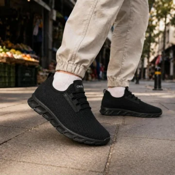 CRYB Günlük Rahat Hafif Fileli Unisex Spor Ayakkabı – Kaymaz Taban Slip-On