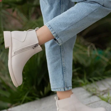 D404 Garantili Soğuk Geçirmez Kışlık Kadın Bot & Bootie
