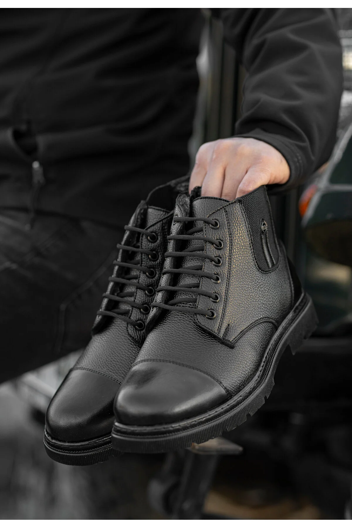 Darko Su Ve Soğuk Geçirmez Içi Kürklü Unisex 36-46 Büyük Numara Mevcut Bot - Görsel 7