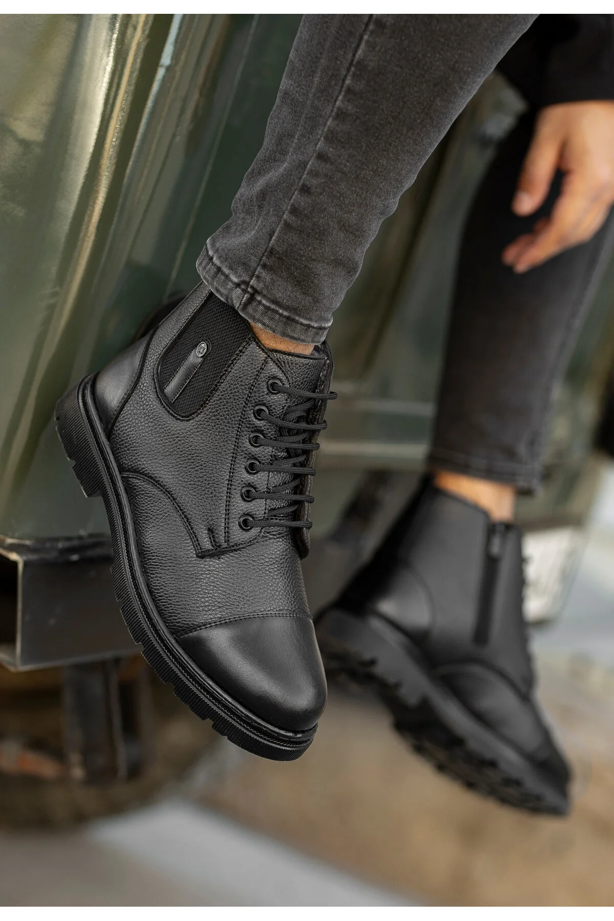Darko Su Ve Soğuk Geçirmez Içi Kürklü Unisex 36-46 Büyük Numara Mevcut Bot - Görsel 8