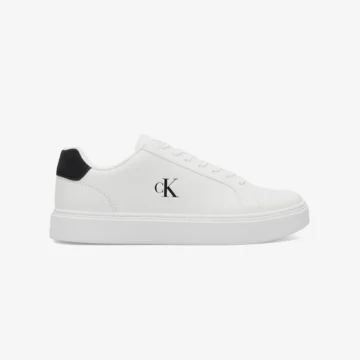 Deri Logolu Sneaker Ayakkabı YM0YM0143501W Erkek AYAKKABI YM0YM01435 01W