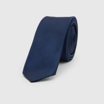 Ds Damat Siyah Düz 4 Cm Kravat