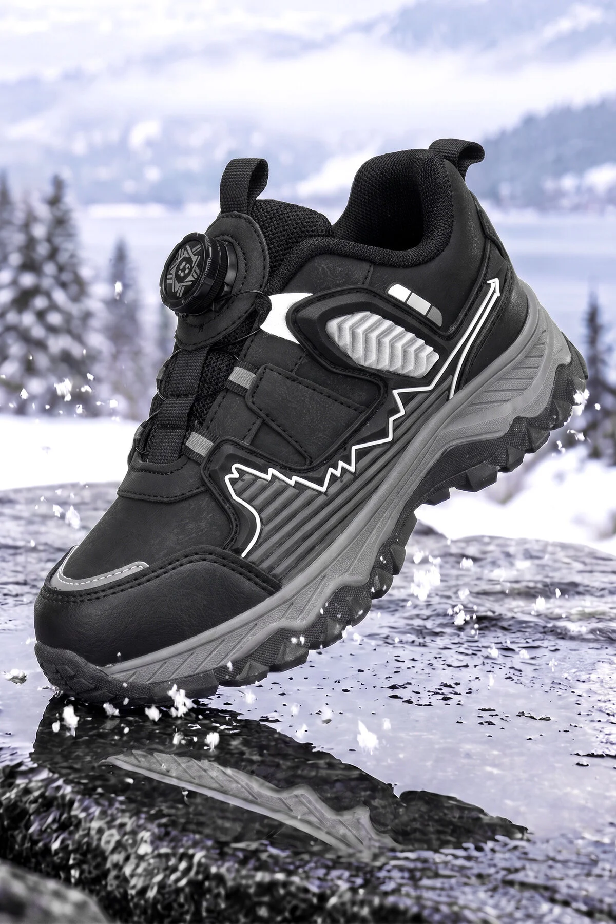 DS Himalaya Mavi Akıllı Bağcıklı Çocuk Outdoor Trekking Bot
