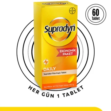 Energy Daily 60 Film Kaplı Tablet | Koenzim Q10, Multivitamin ve Mineral