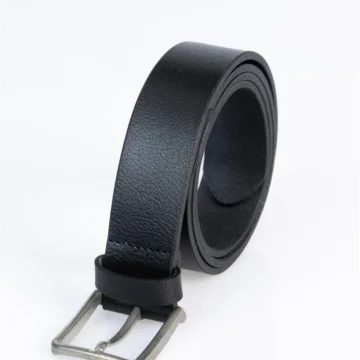 Erkek %100 Hakiki Deri 3,5 cm Klasik Siyah Kemer