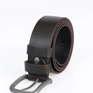 Erkek %100 Hakiki Deri 4 cm Spor Kahverengi Kemer