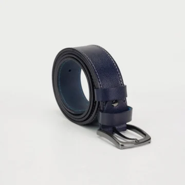 Erkek %100 Hakiki Deri 4 Cm Spor Lacivert Kemer